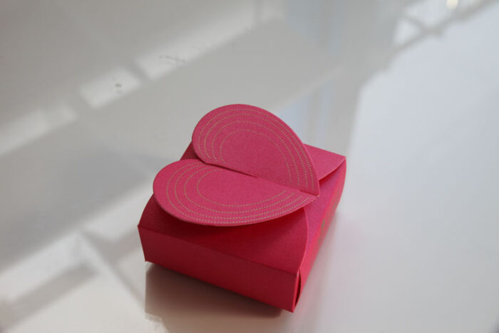 Heat cake box