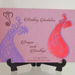 Feather's Design invitation (RE-112A5)