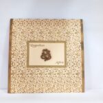 Cream board wedding invitation