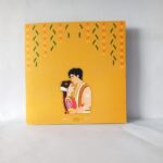 Yellow Traditional Digital wedding invitation (RE-144)