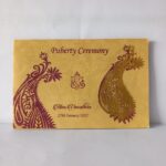 Mango design wedding invitation