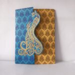 peacock wedding invitation