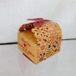 Floral Lasercut Wedding Favour Box
