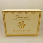 Gold and Cream Snack Box.