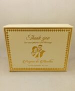 Gold and Cream Snack Box.