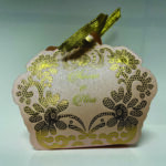 Pink with Gold Foiling Cake box