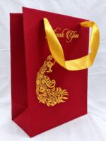 Maroon Colour Gift Bag - Image 3