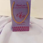 Purple colour Gift bag