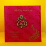 Red Satin Wedding Invitation