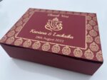 Maroon and Gold Palakaara Box