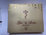 Gold Top and Bottom snack box