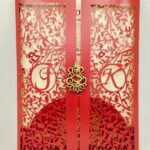 Forest modal wedding invitation card