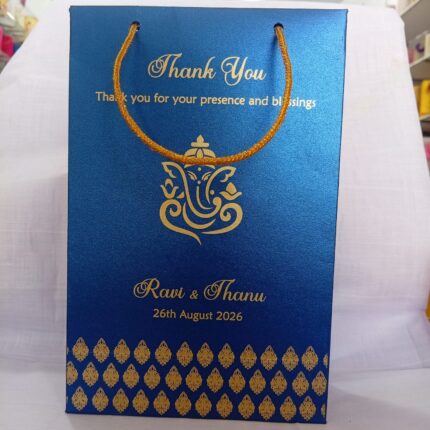 Blue Colour Gift Bag