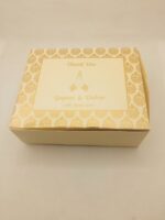 Cream and Gold Cake Box. - Image 3