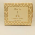 Cream and Gold Cake Box.