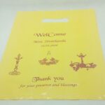 Yellow Colour Polythene bag