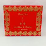 Red and Gold Design Snack Box