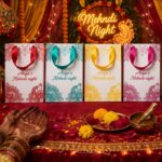 White and Red Mehndi bag - Image 2