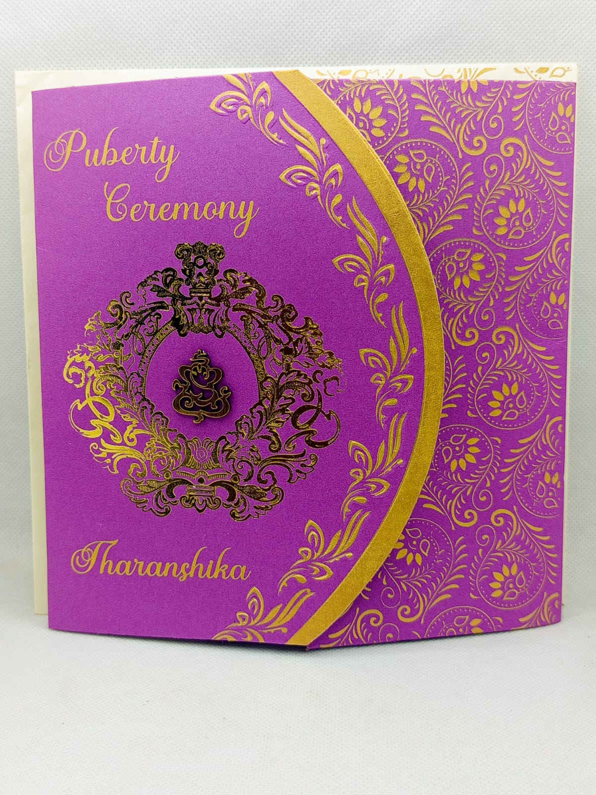 WhatsApp Image 2026-04-23 at 11.47.38 AM Purple colour wedding invitation - Image 1