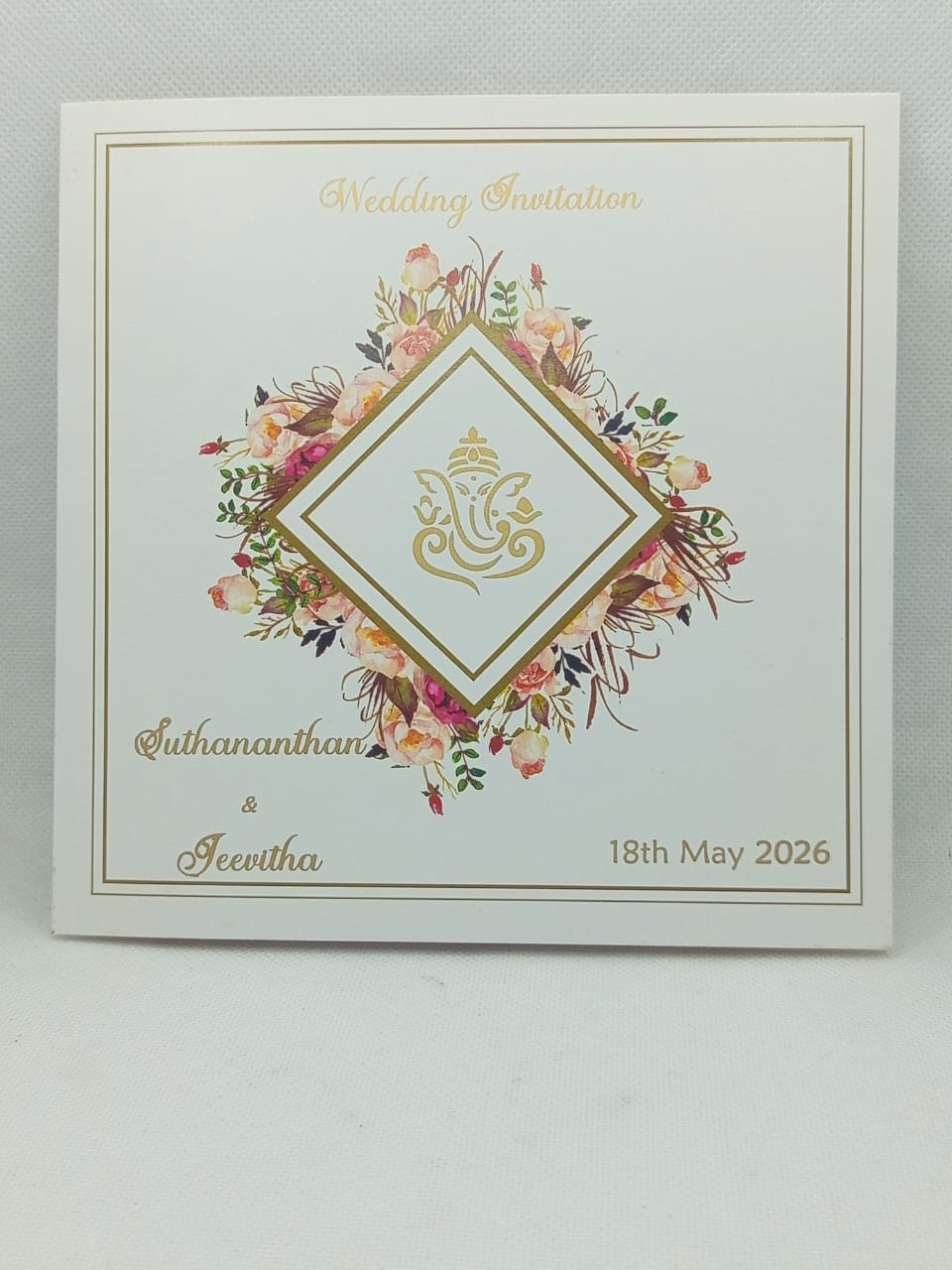WhatsApp Image 2026-05-21 at 1.46.04 PM Digital Flower Design Wedding Invitation. - Image 1