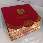 Red Gold Foil Wedding Invitation - Image 2