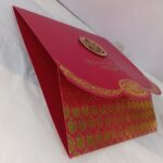 Red Gold Foil Wedding Invitation - Image 3