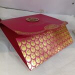 Red Gold Foil Wedding Invitation - Image 5
