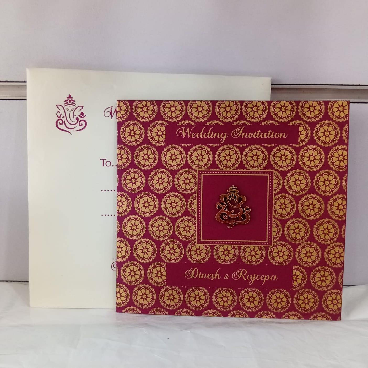 WhatsApp Image 2026-05-28 at 1.35.24 PM Amazing Maroon and Gold Wedding Invitation - Image 1