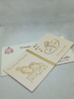 Door open small cream colour wedding card - Image 2