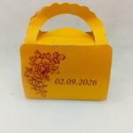 Gold Colour Cake Box