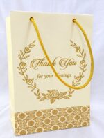 Cream Colour Gift Bag - Image 4