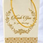 Cream Colour Gift Bag