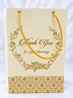Cream Colour Gift Bag