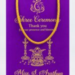 Purple Colour Gift Bag