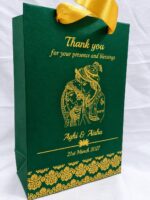Green Colour Gift Bag - Image 3