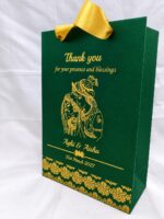 Green Colour Gift Bag - Image 4