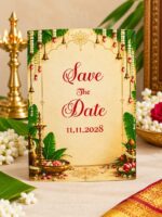 Elegant Traditional Tamil Wedding Invitation - Image 4