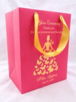 Magenta Colour Gift Bag - Image 3